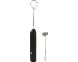 Koffie opschuimer - Melk klopper - Dranken maken - Drie snelheden - 28.5 cm - Zwart