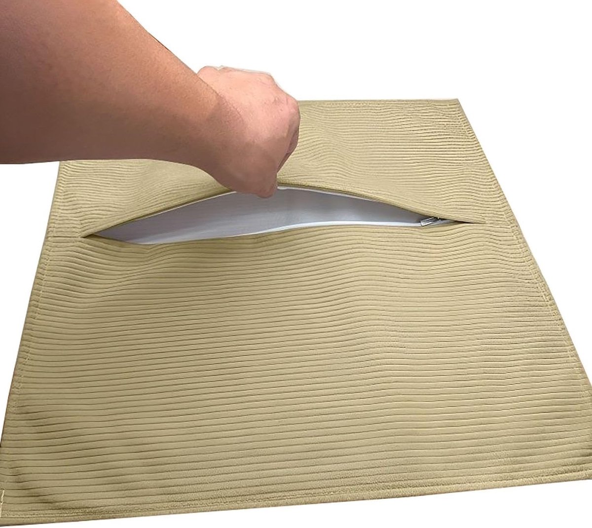 Kussenhoes Corduroy - Decoratieve sloop - Woonkamer decoratie - Zachte textuur - 60 x 80 c