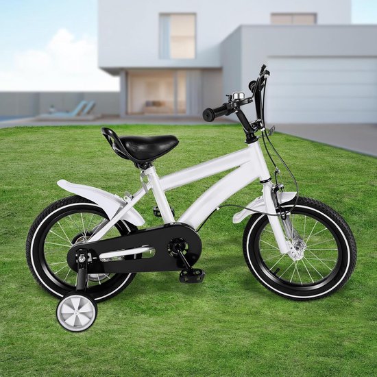 KinderFiets - Fiets Met Zijwieltjes - Voor 2-11 Jaar - Jongen/Meisjes - 14 Inch - Duurzaam - Nieuw Model van Merkloos — afbeelding 5