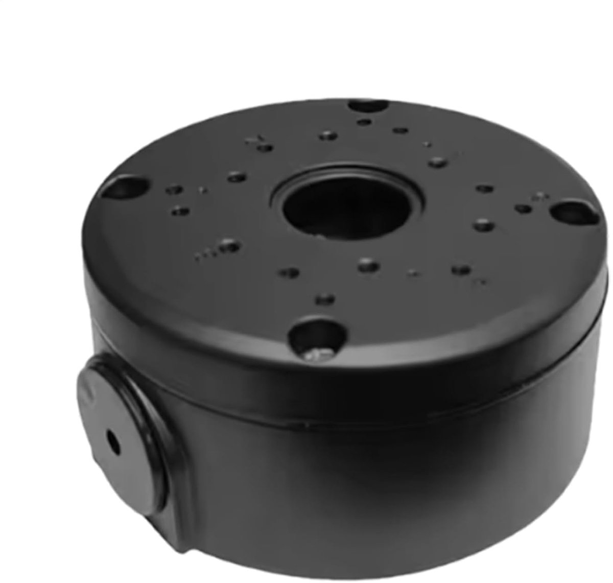 Waterdichte Aansluitdoos - Montagedoos Camera - Draden Verbergen - Versterkte Structuur - 12 cm - Zwart