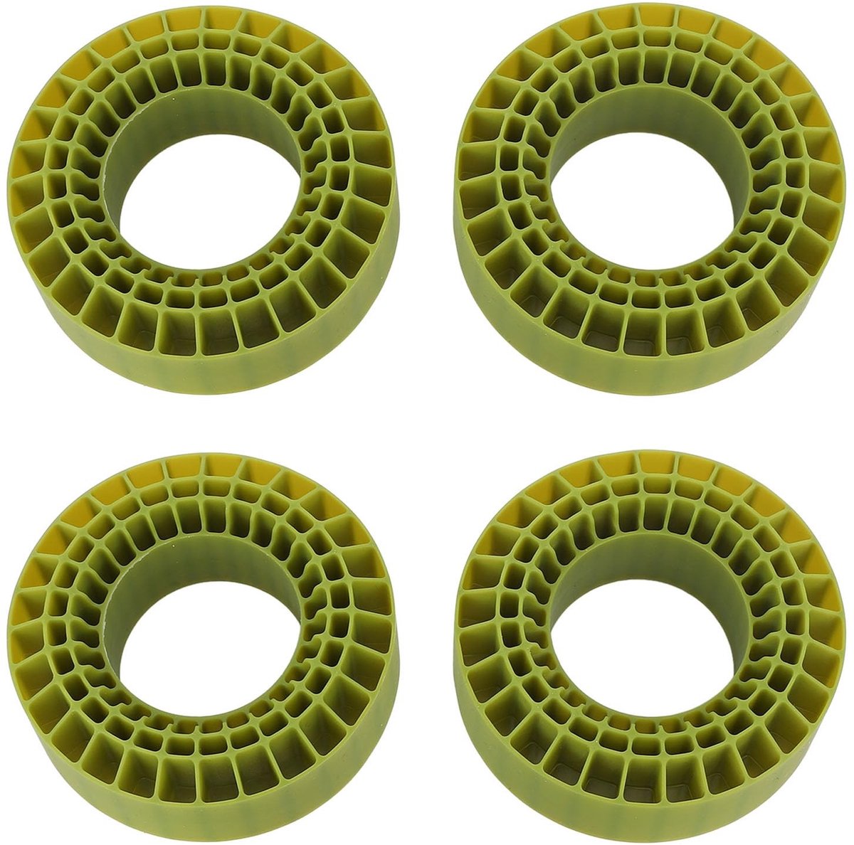 Dailygoods- Wielbanden 4-pack - Siliconenrubber Inzetstukken - Waterdicht - Temperatuurbestendig - Verbeterde Grip - 1,9 Inch 118-122 Mm - RC Banden