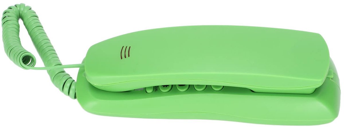 Dailygoods- Hotel Telefoon Klein Formaat - Muur/Desk Telefoon - Dempen/Pauzeren - Nachtlichtservice - Muziek Rinkelen - Helder Geluid - Vaste Telefoon