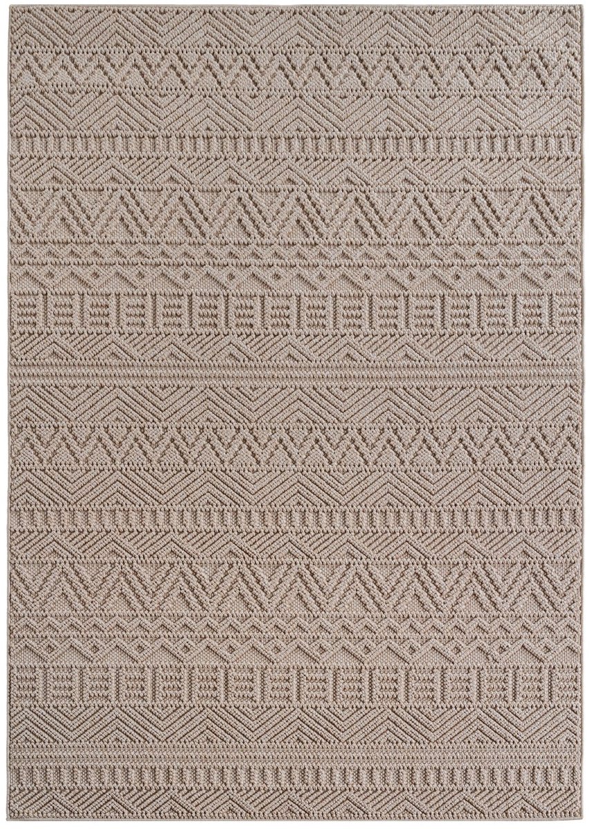 Dutch XXL Bohemian Vloerkleed | Tapijt | Helix | Etnisch | Beige | 120x170 cm