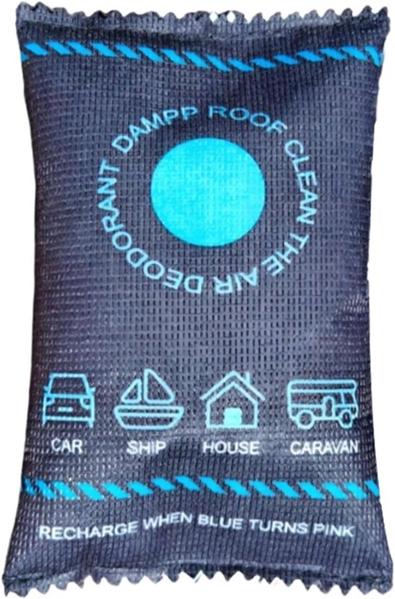 Vochtontvochtiger - Silicagel Absorber - Vocht Reguleren - Herbruikbaar Kleurindicator - 152 cm breed - Blauw