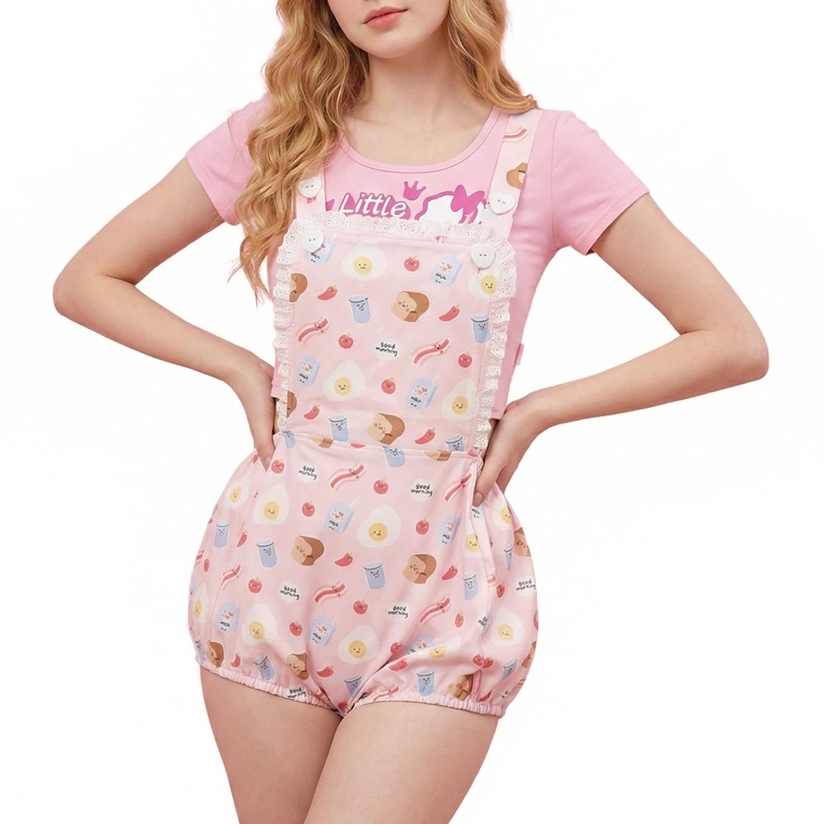 Katoenen Romper Onesie voor Volwassenen - Volledige Print