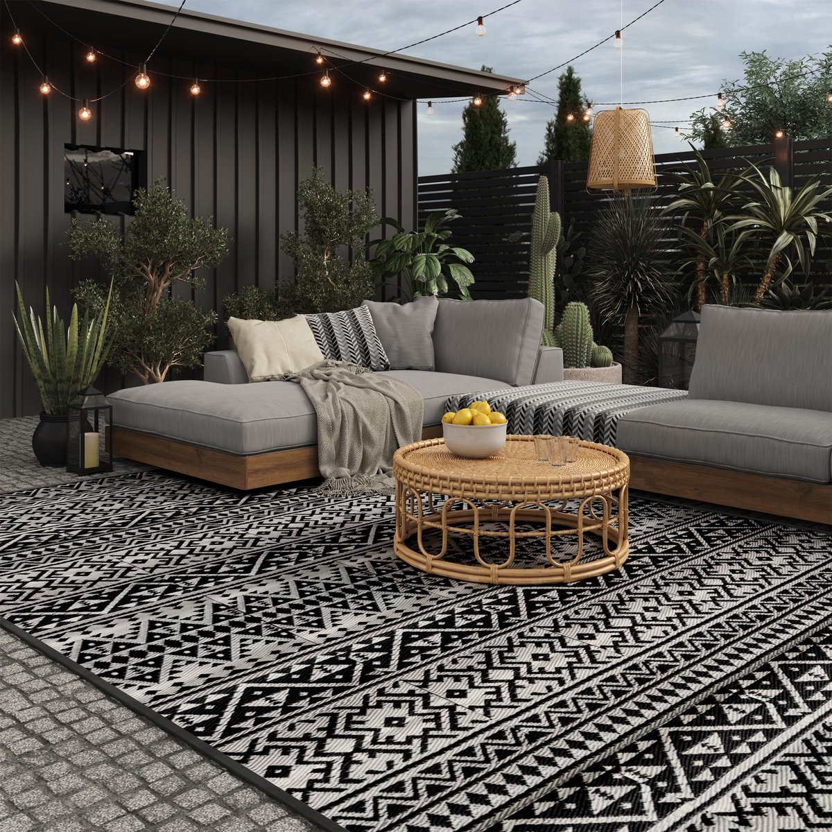 Outdoor Vloerkleed 270x400 cm - Waterafstotend en Lichtgewicht