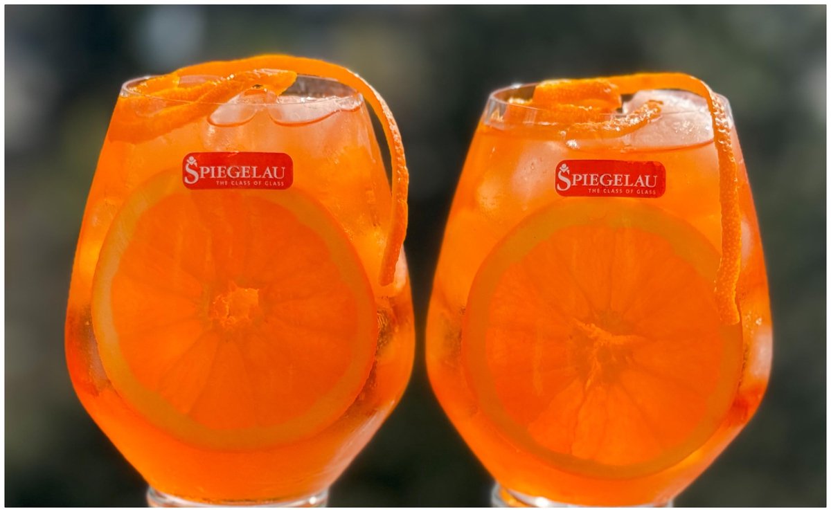 Aperol Spritz glazen - Set van 4 - 680 ml - Vaatwasserbestendig