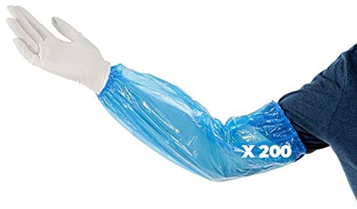 Wegwerp Polyethyleen Mouwbeschermers - 100 Stuks - Waterproof en Elastica aan Beide Einden