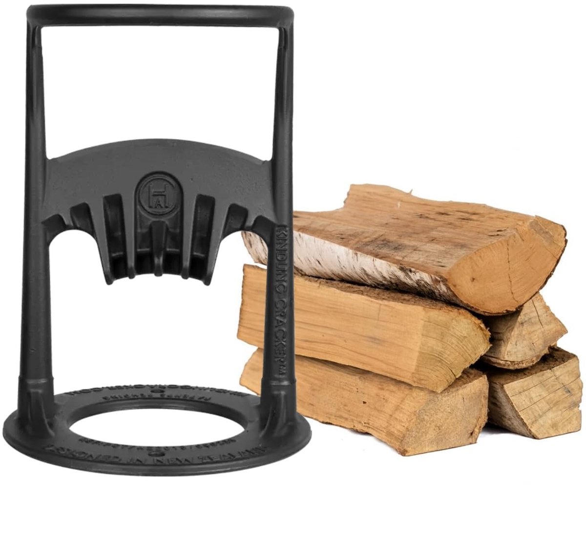 Hout Splitsmachine - Veilig en efficiënt ontwerp - Zwart