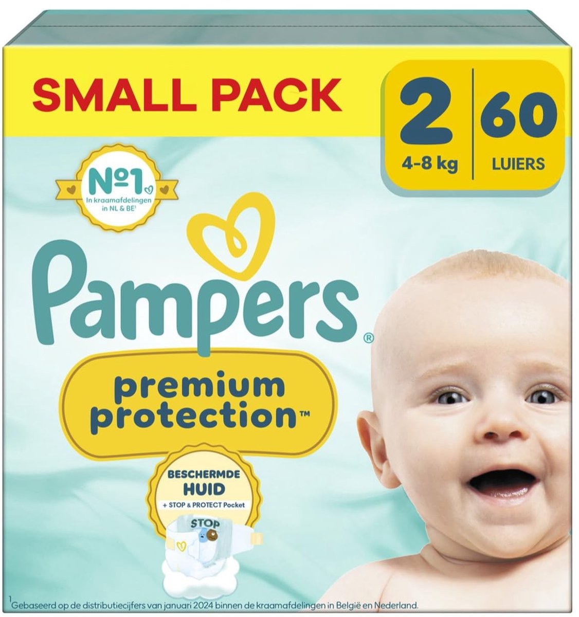 Premium Protection Luiers - Size 2 - 60 Stuks
