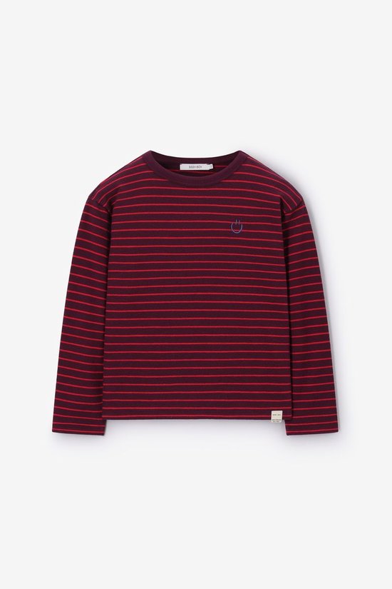 Rood T-shirt Met Strepen