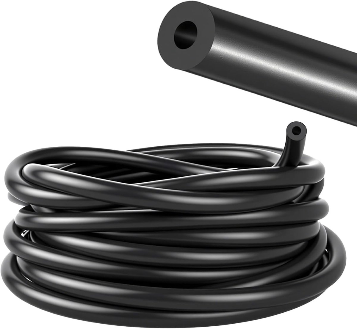 Hoogtemperatuur Siliconeslang voor Brandstof, 3mm Binnen- en 8mm Buitendiameter, Geschikt voor Voertuigen en Vacuümtoepassingen