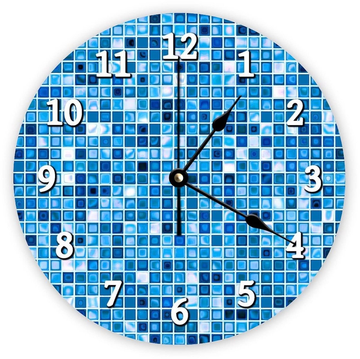 Wandklok - Stille klok - Hout - 25 x 25 cm