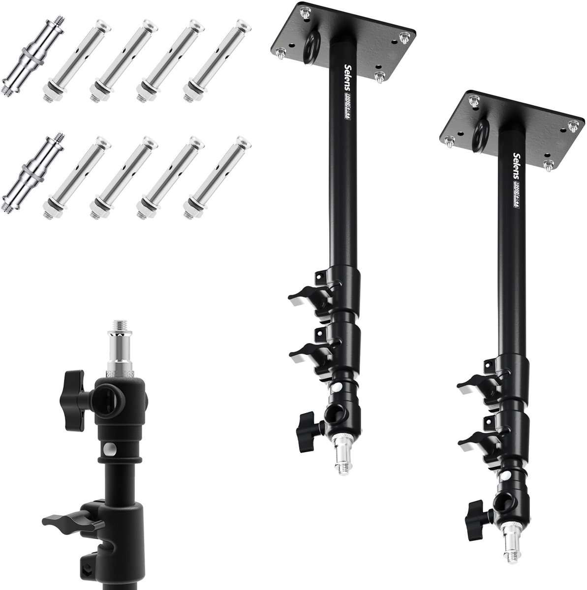 Wandbeugel met Arm 103cm voor Fotografie - Metalen Stevigheid