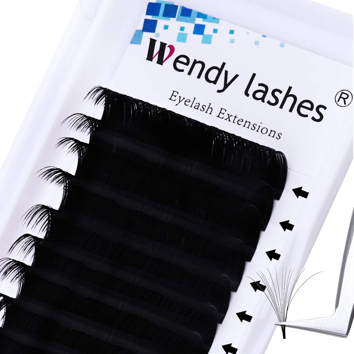 Volume Wimperextensions - Zelf Fannend 0.05mm 2D tot 20D