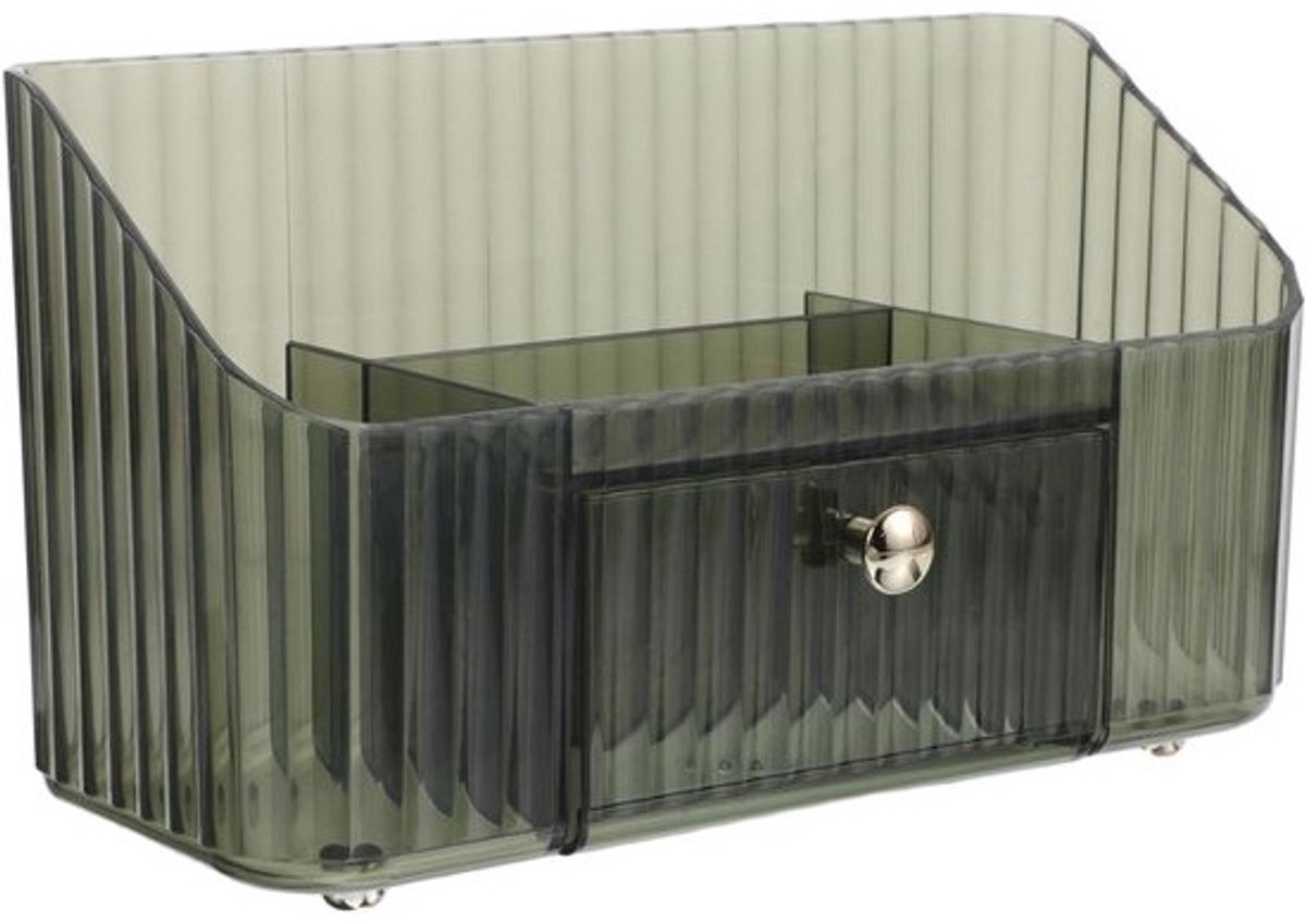 Cosmetica Organizer - Make-up Lade - Nette Opslag - Stapelbaar Ontwerp - 9.2H cm - Groen