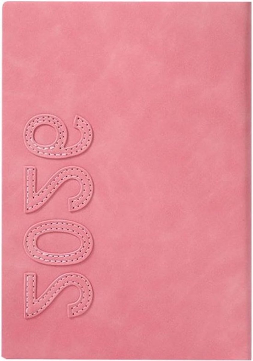 Agenda 2026 - Jaarplanner Organiser - Taken Plannen - Meerdere Lay-outs - 9 x 6 Inch - Roze