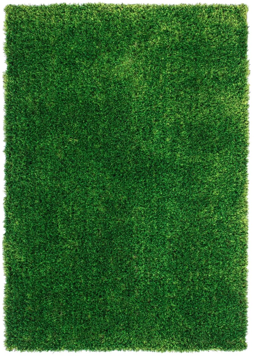Dutch XXL Hoogpolig Vloerkleed | Tapijt | Diamond | Uni | Groen, foto 3