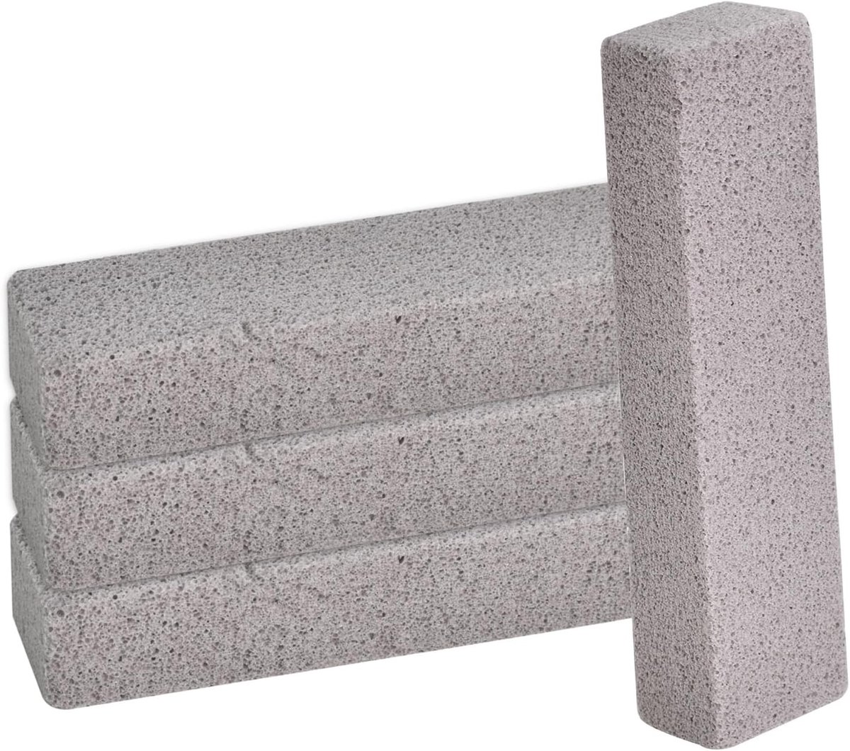 Set van 4 Pumice Stone Reinigingsborstels voor Grill, Toilet en Keuken - Sterke Blokken voor Badkamer en Oven