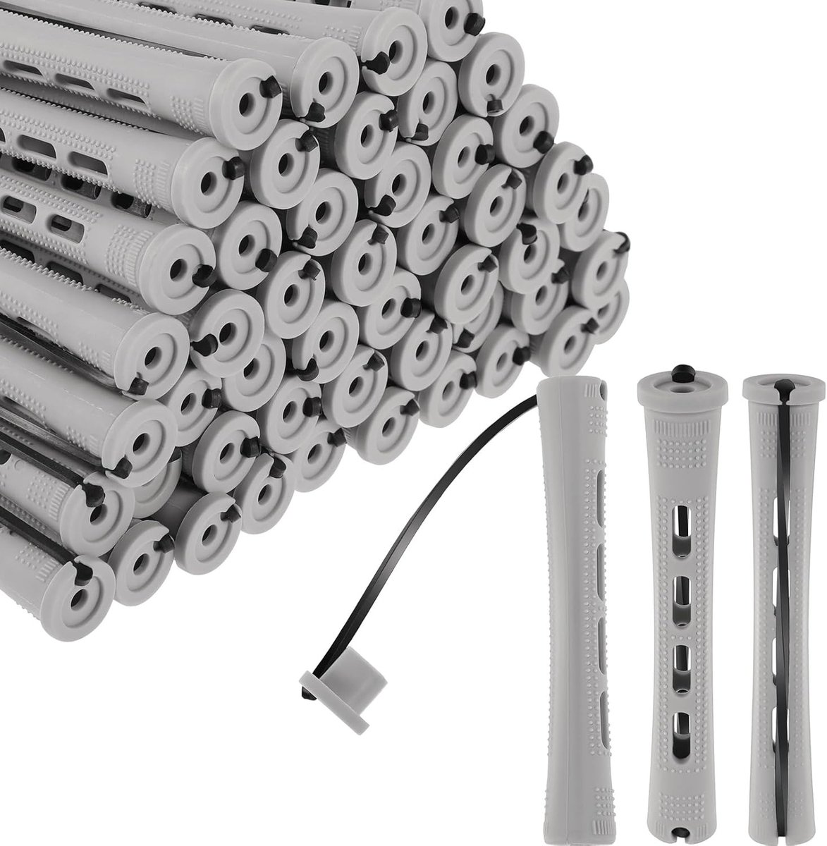 50 Stuks Permanente Krulstokken 1.5 cm voor Lang en Kort Haar - Haarstyling en Krullen Set voor Vrouwen
