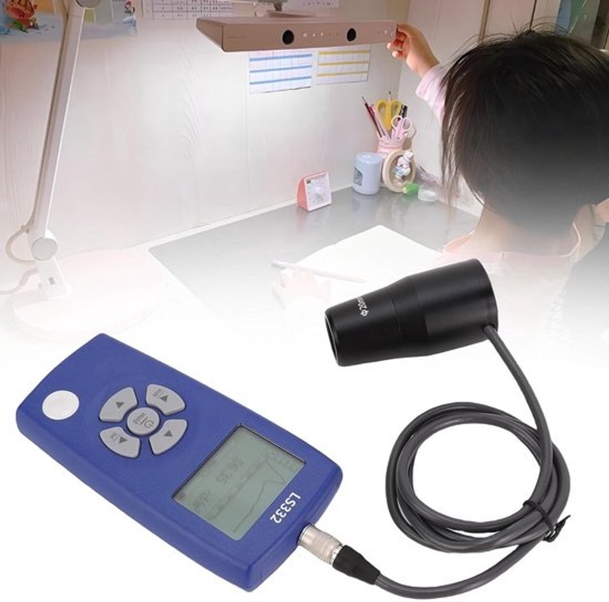 Luminantiemeter - Lichtmeter Display - Scherm Analyse - Verwisselbare Sondes - 1.000.000 cd/m² - Zwart
