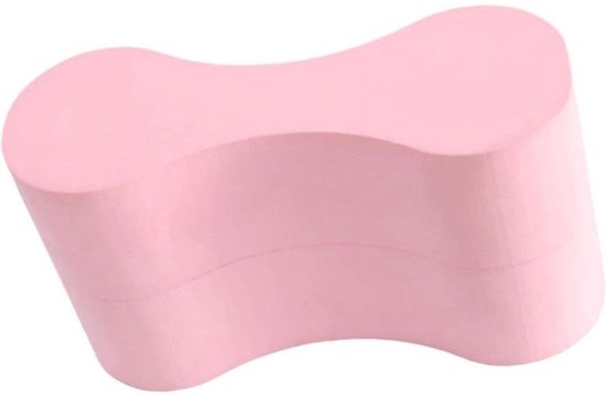 Zwemband EVA - Pull buoy beenvlotter - Zwemtraining bovenlichaam - Lichtgewicht zacht schuim - 22x12x8cm - Roze