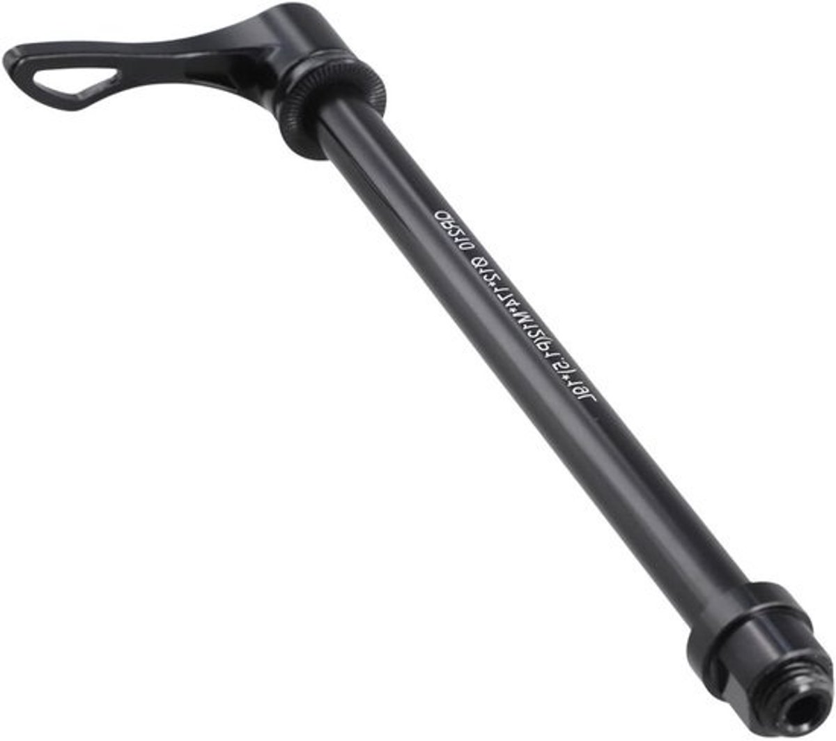Fiets Steekas Hendel - Achternaaf Hendel - Fietswiel Bevestigen - Verstelbaar Handvat - 12x142mm - Zwart