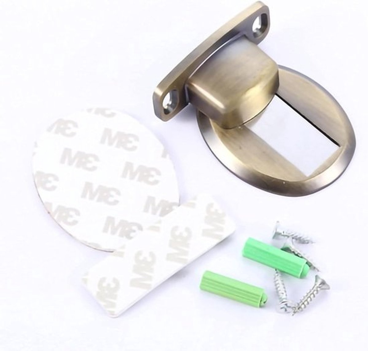Magnetische Deurstop - Deurvastzetter - Deur Open Houden - Sterke Magneet - 1 Pak - Goud