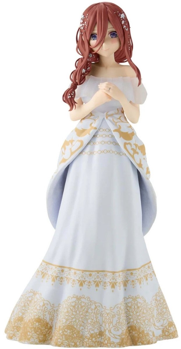 Bandai The Quintessential Quintuplets - Poseerfiguur - Miku Nakano Animation Original Art Exhibition Ver.