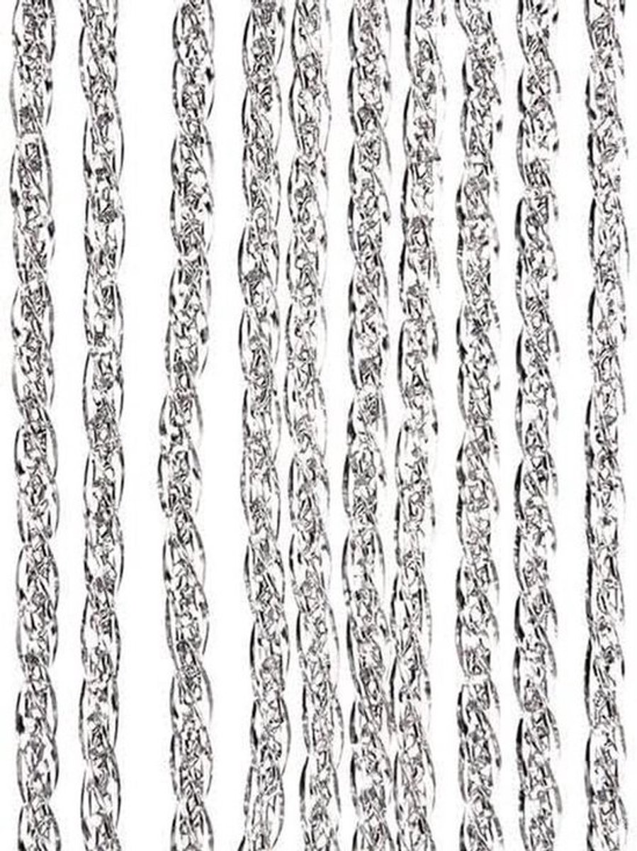 Vliegengordijn Deurgordijn - Insectengordijn - Buitenlucht Binnen - Zelfhangende Strengetjes - 100x240 cm - Transparant