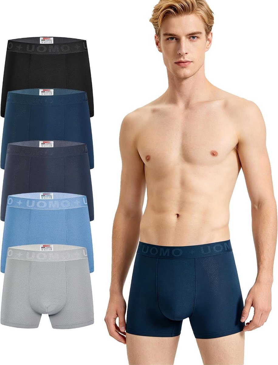 Comfortabele zwemshorts voor heren - Zachte boxer shorts, sneldrogend, ademend, ideaal voor strand en zwembad, multipack beschikbaar