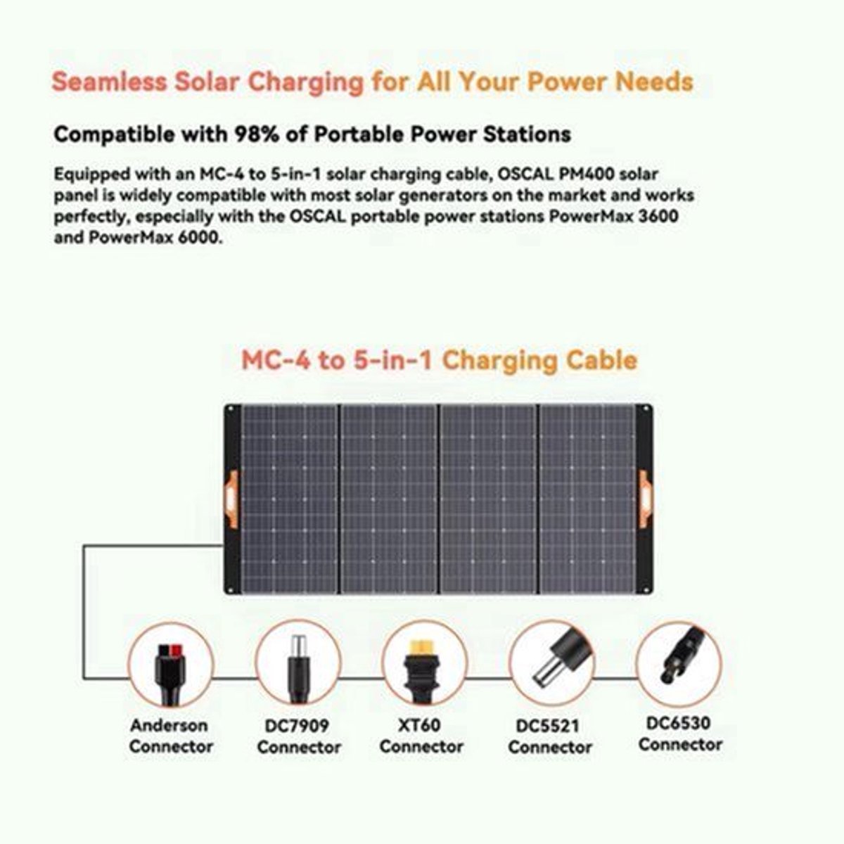 Zonnepaneel – Opvouwbaar Solar Panel – Draagbaar Zonnepaneel – Outdoor Zonnepaneel – Kampeer Zonnepaneel – 400W Vermogen – 23% Energie Efficiëntie – Waterdicht & Weerbestendig