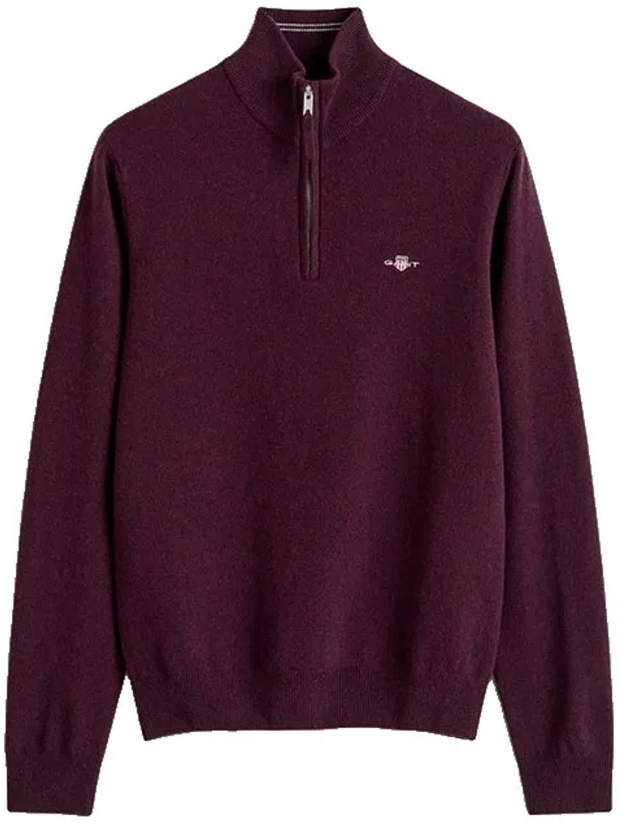Gant 87313 Half Rits Trui Paars S Man