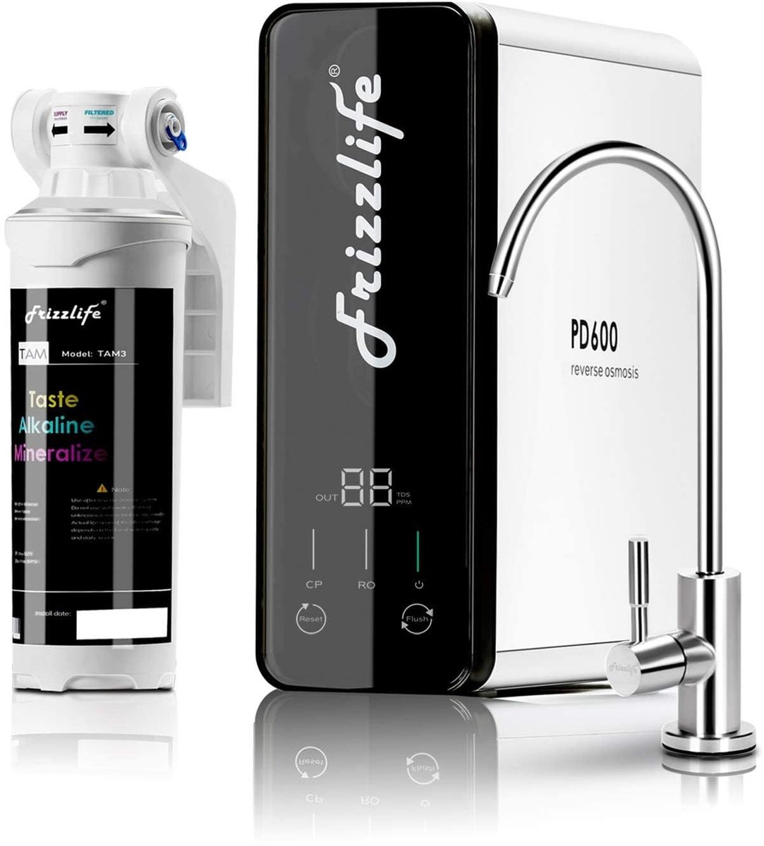 Omgekeerde Osmose Waterfilter Systeem - 600 - Tankloos