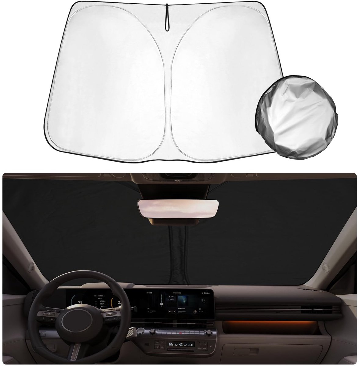 Zonnekap voor Hyundai Kona SX2 2024-2025 - UV- en warmtebescherming
