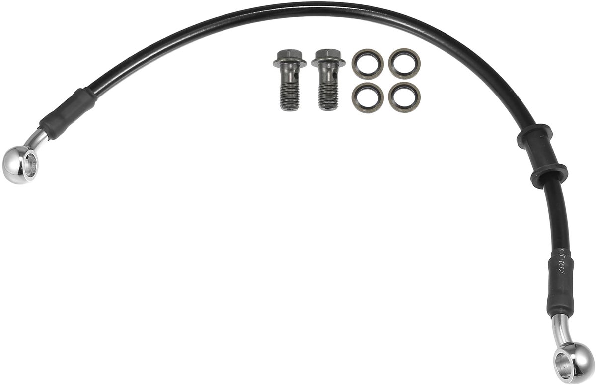 Universele Remslang voor Motoren - 40 cm, Zwart/Zilver