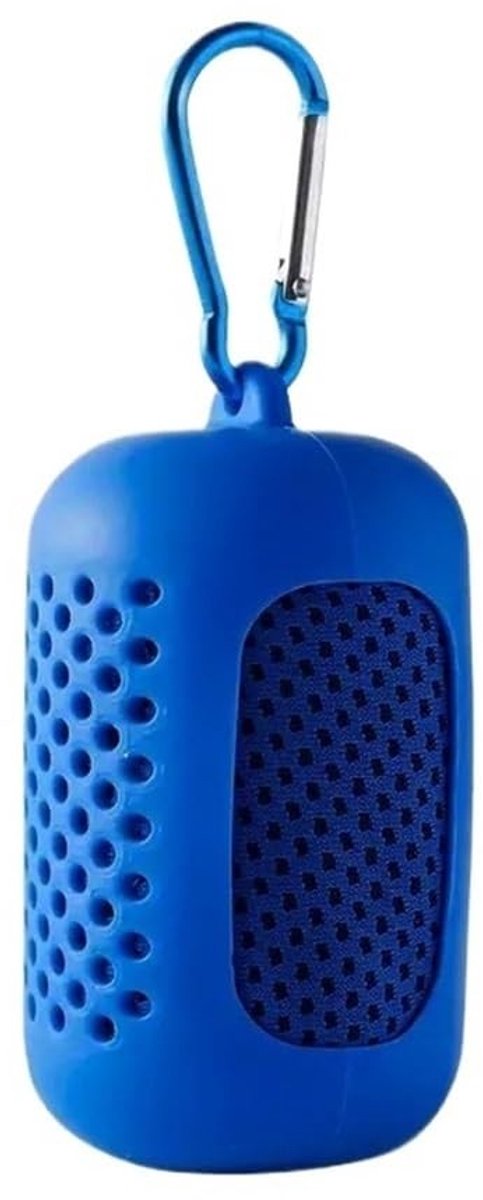 5-delige koelhanddoekenset - Ademend microvezelweefsel - Donkerblauw