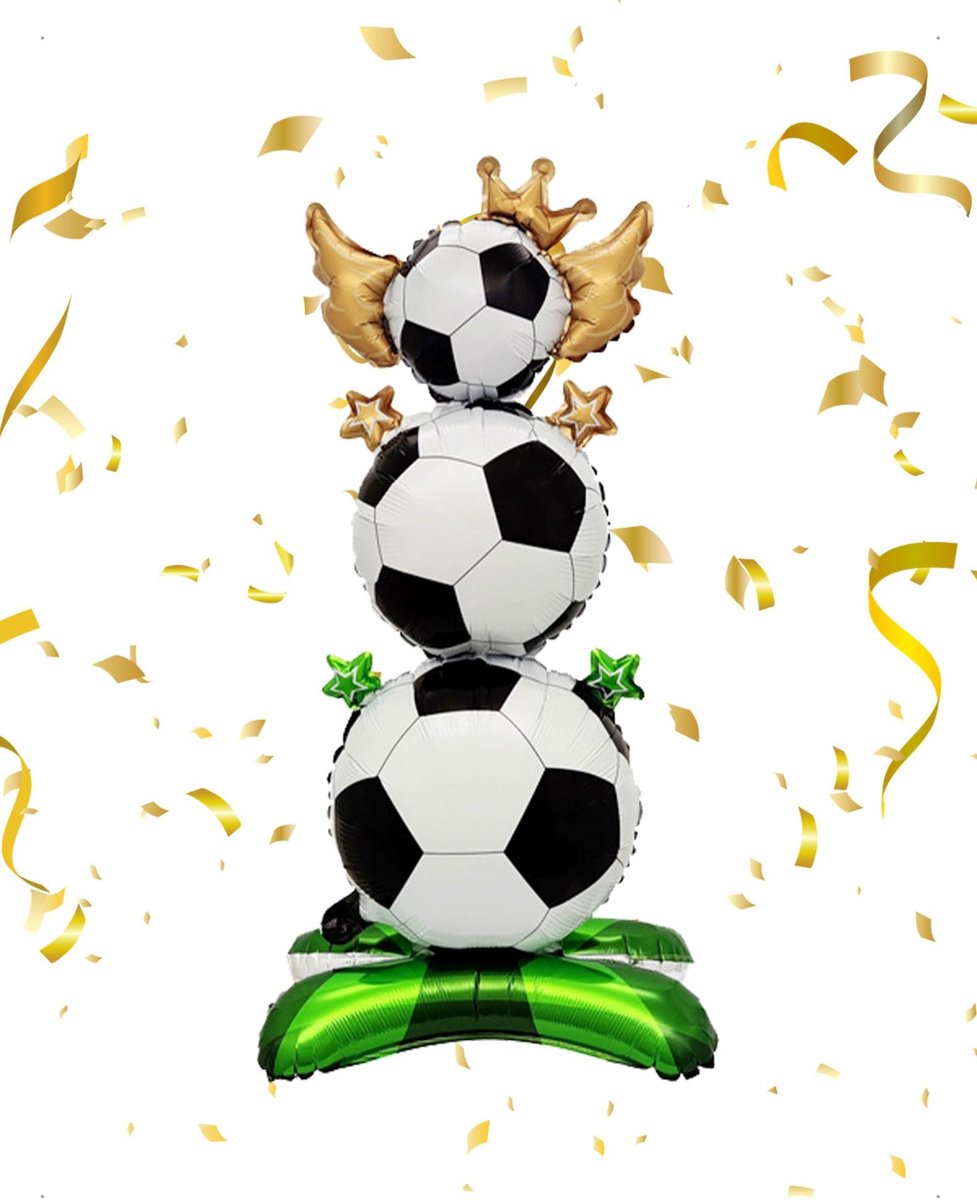 Aluminium Voetbalballon - Opblaasbare Decoratie 98 x 41 cm