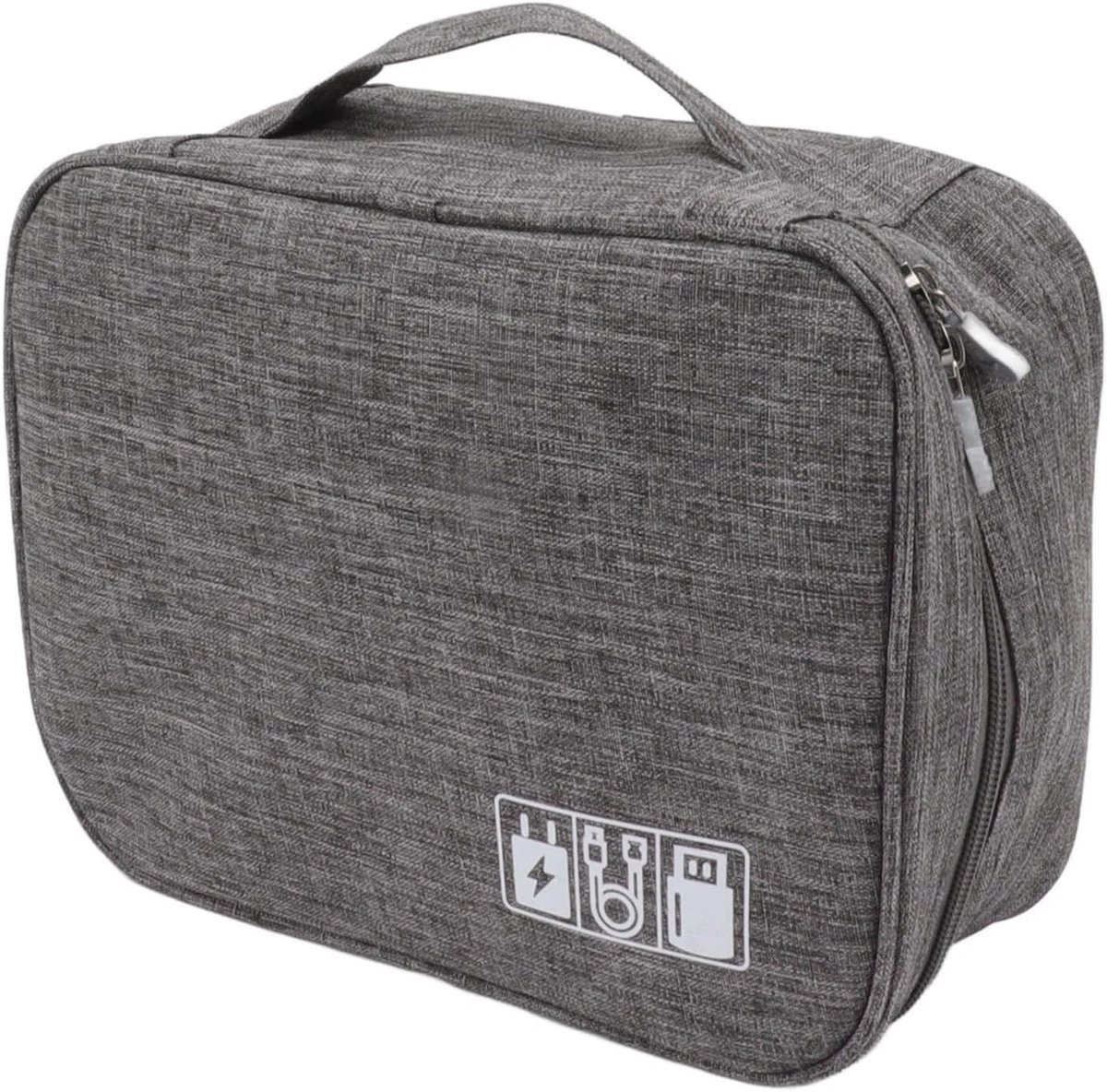 Draagbare Elektronische Organizer Tas voor Reizen - Waterdichte Kabel Organizer met Compartimenten voor Opladers, Accessoires en Elektronica - 9.4 Inch