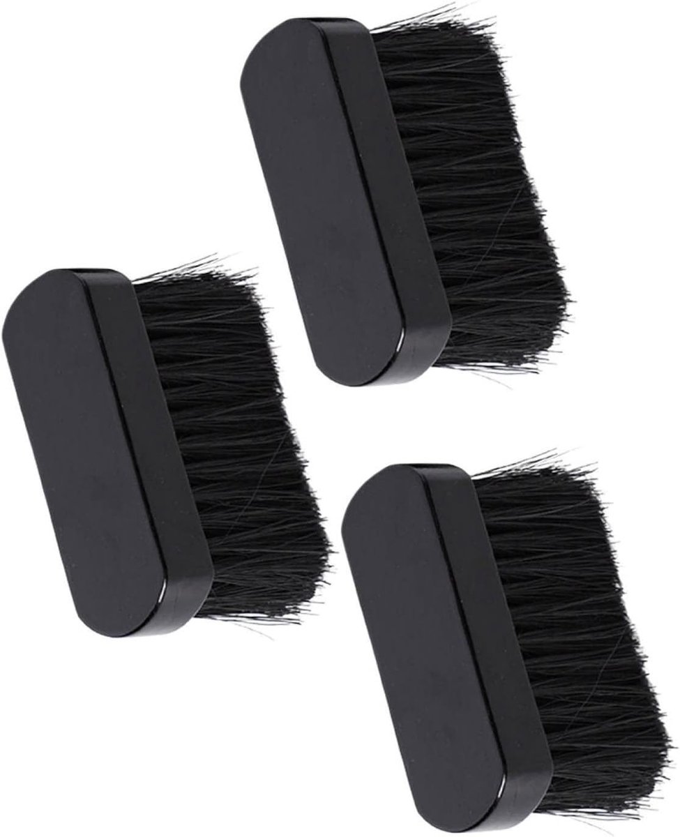 Haardveger met Houten Handvat - 3 Stuks