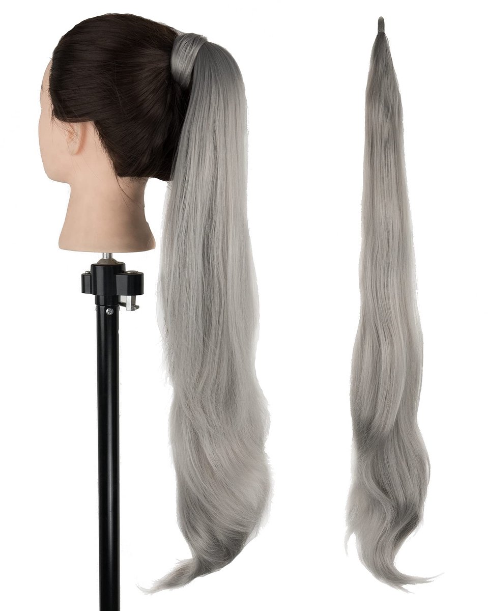 Haaraccessoire Ponytail - Flexibel en stijlvol - Grijs