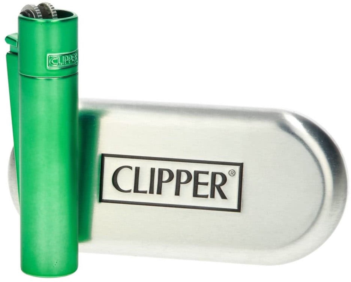 Clipper Large Metal Aanstekers "Mint Delight"