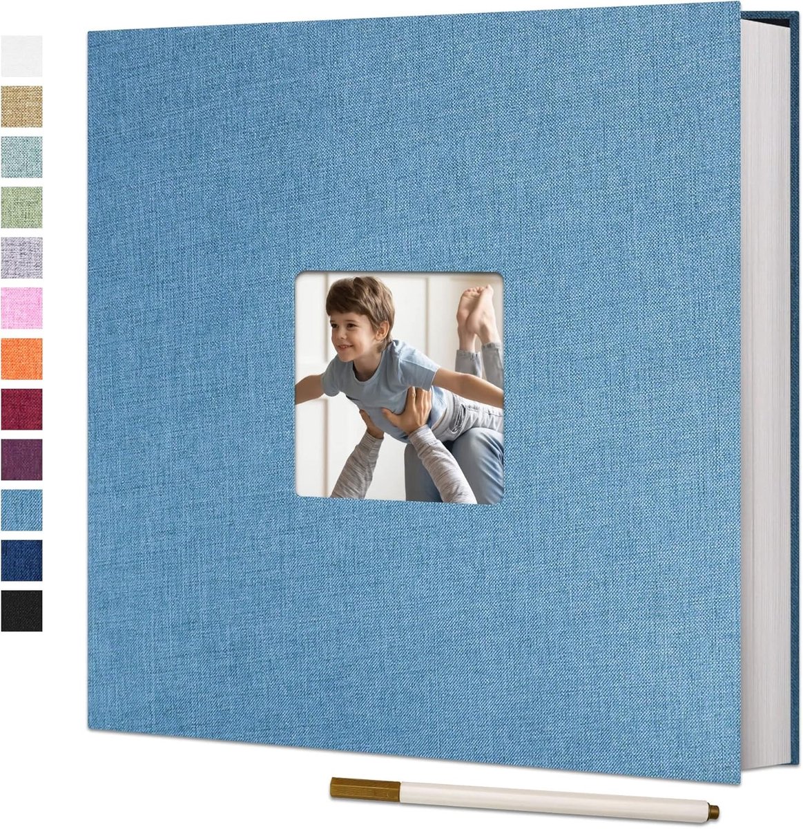 Groot Zelfklevend Fotoalbum voor Scrapbooking - 40 Pagina's voor Herinneringen en Creatieve Projecten