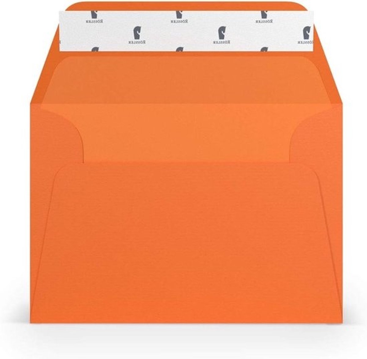 Enveloppen C6 - Papieren enveloppen Briefpost - Verzenden van kaarten - Zelfklevende sluiting - 114 x 162 cm - Oranje geribbeld
