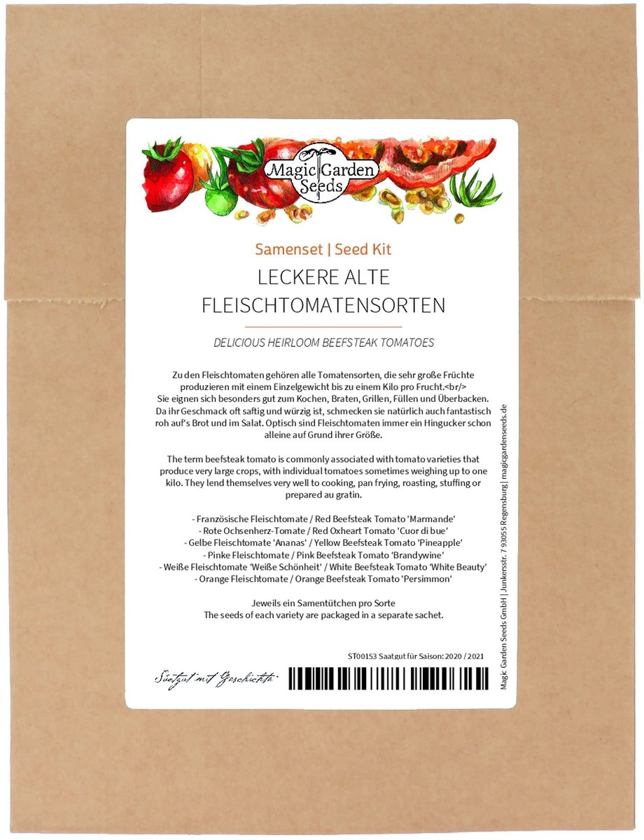 Tomaten Zaadset - 6 Grote Soorten