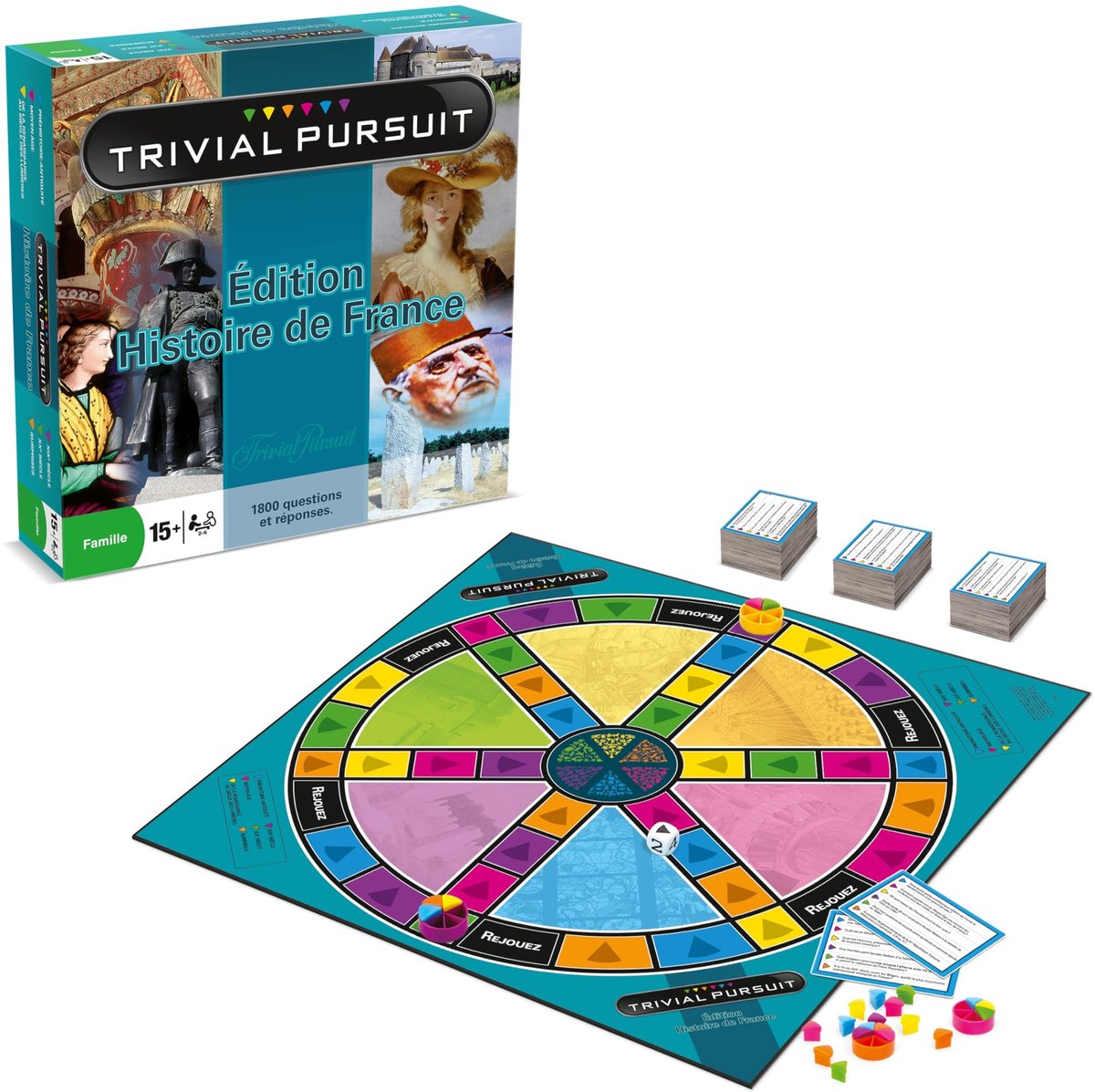 Trivial Pursuit Geschiedenis van Frankrijk - Bordspel voor het gezin