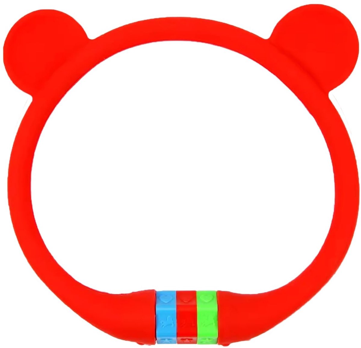 Combinatie Fietsslot voor Kinderen - Anti-Diefstal en Sleutelloos - Rood