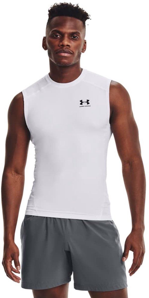 Compressie tanktop heren - Ademend en comfortabel - Wit