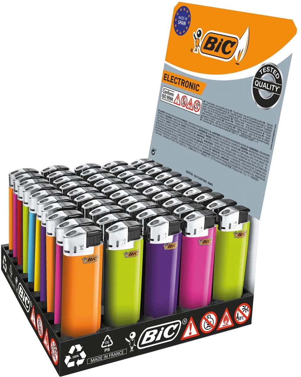 BIC Maxi J38 Elektronische Aanstekers - Display 50 stuks