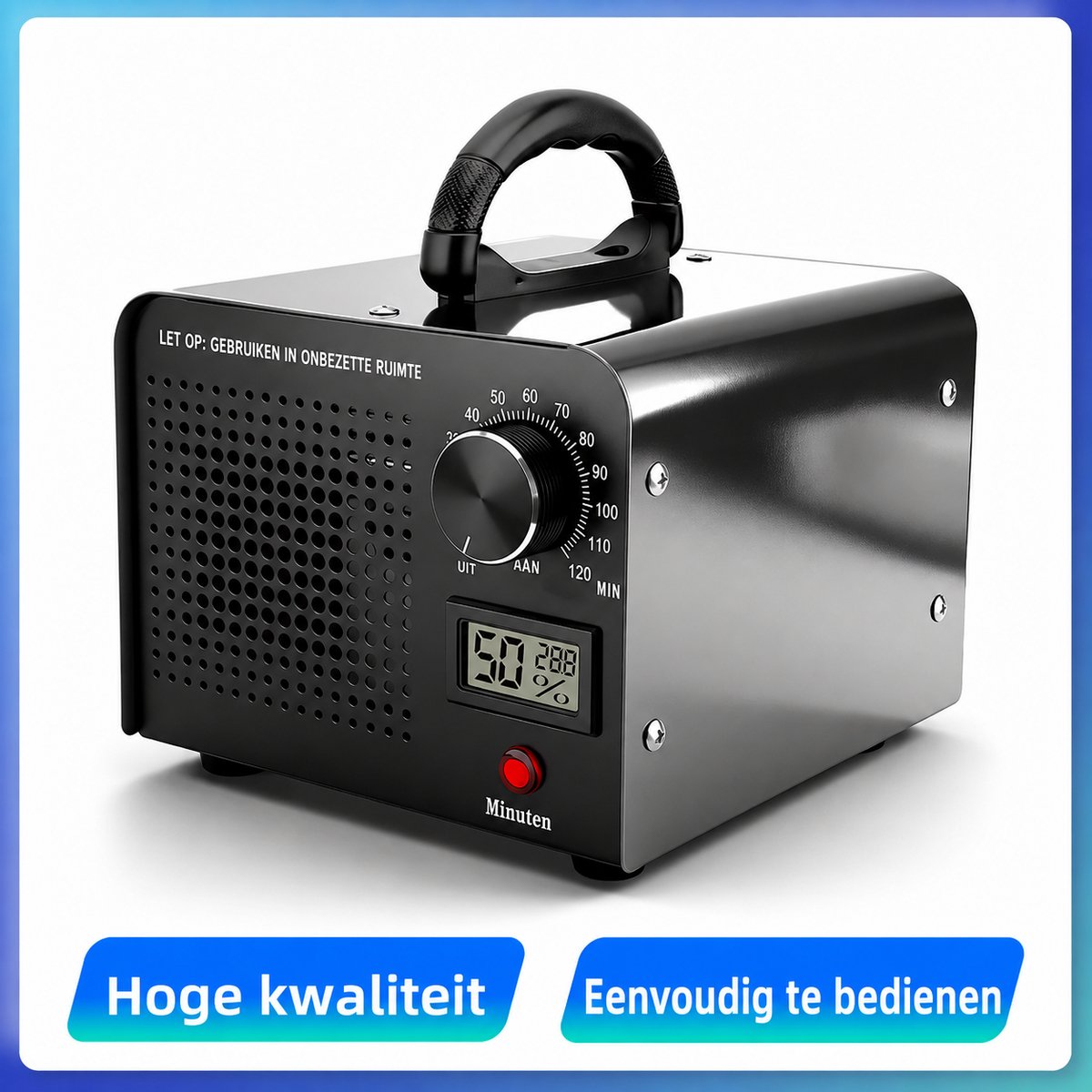 Blinxz.store - Ozongenerator - Rooklucht verwijderaar - Auto geurverwijderaar - Ozon - Auto reiniger interieur - Ozon luchtreiniger - 60.000 mg/u